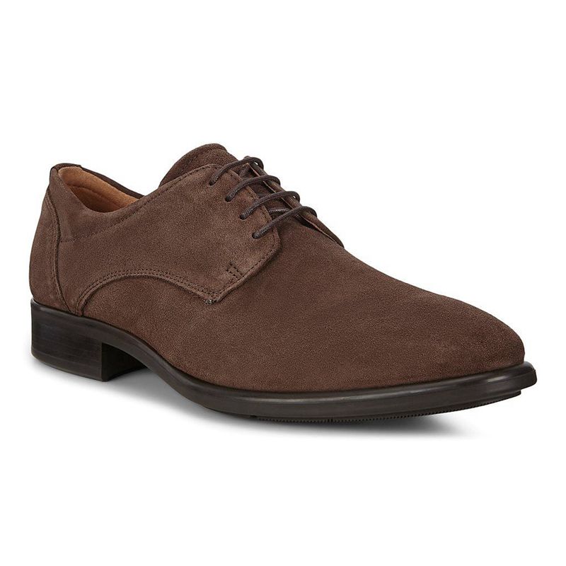 Zapatos Derby Ecco Citytray Para Hombre,Negras,269734-WXV